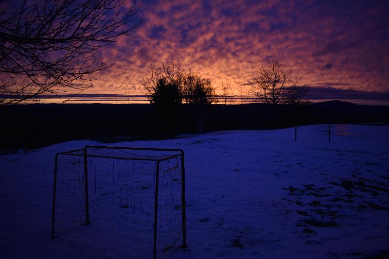 A l'aube d'un matin d'hiver