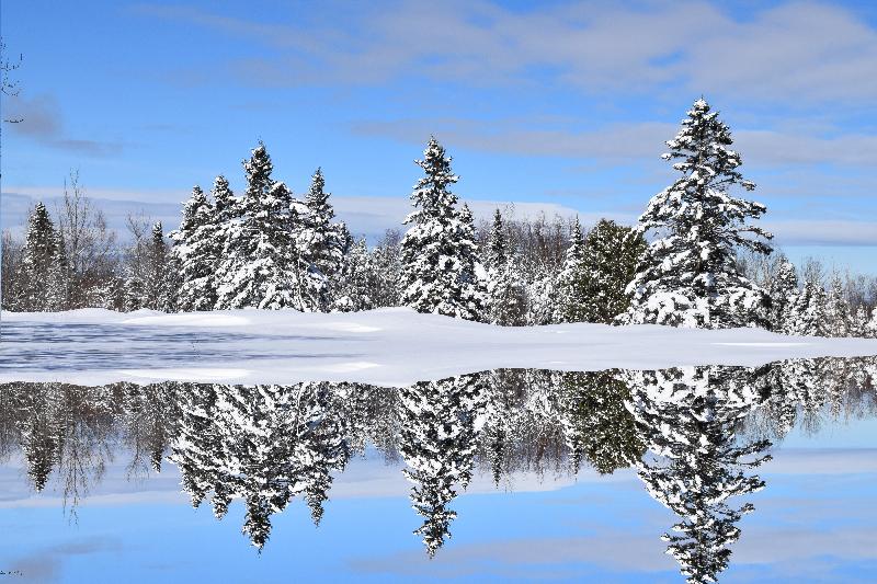 Une première neige à l'automne