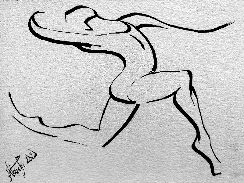 Encre Artistique - Danseuse