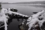 La première neige au lac