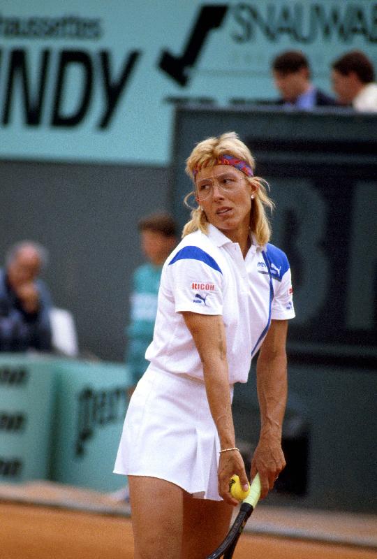 Photo La tenniswoman américaine et tchèque Martina Navratilova