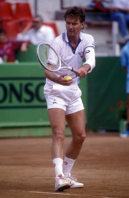 Photo  Le joueur de tennis Jimmy Connors en 1989.