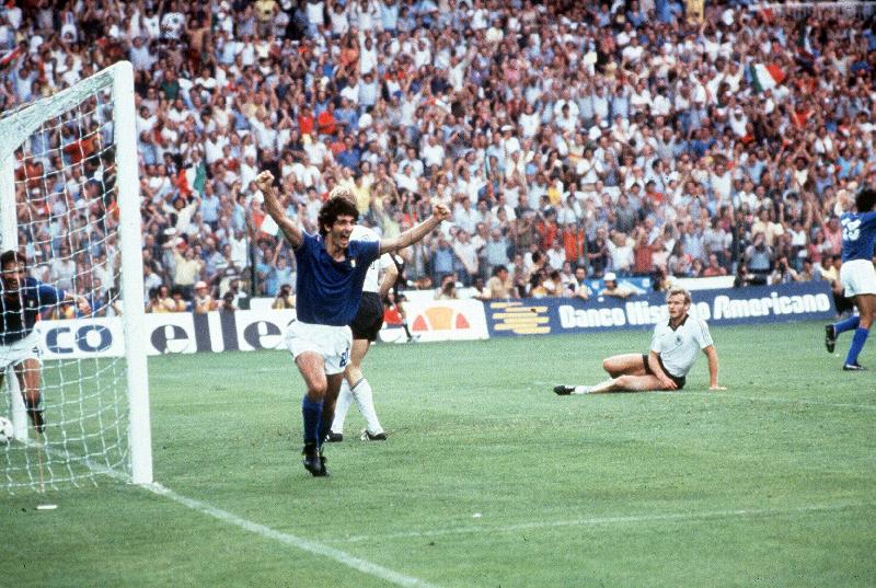 Photo Paolo Rossi à la Coupe du monde de football, Espagne, 1982