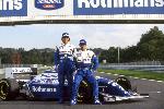 Photo formule 1 Ayrton Senna et Damon Hill, 1994