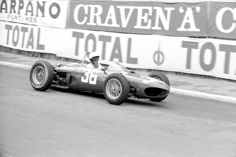 Phil Hill au volant de la ferrari de Sharknose, 1962 en formule 1