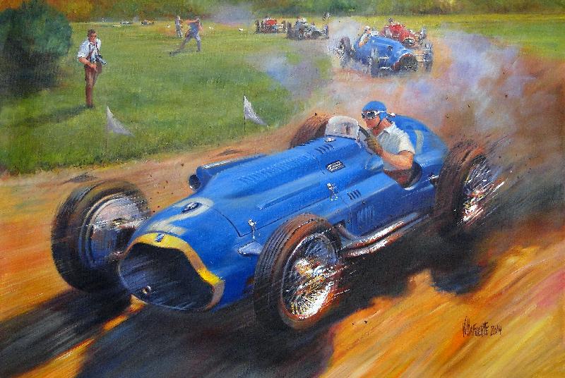 Juan Manuel Fangio avec Talbot lago T26C, 2011