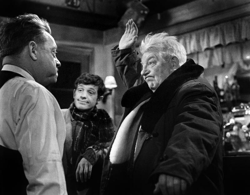 photo film Un singe en Hiver de Henri Verneuil avec Jean Paul Belmondo et Jean Gabin 1962