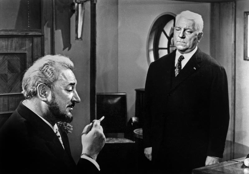 Photo film Les Grandes familles de Denys De La Patelliere et ecrit par Michel Audiard avec Pierre Brasseur et Jean Gabin 1958