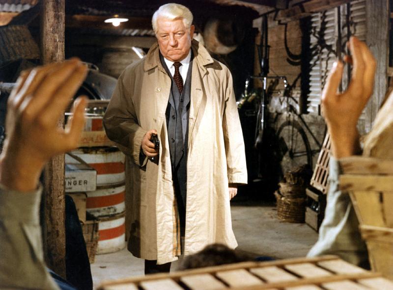 Photo film Le pacha de Georges Lautner avec Jean Gabin 1967 (dialogues de Michel Audiard)