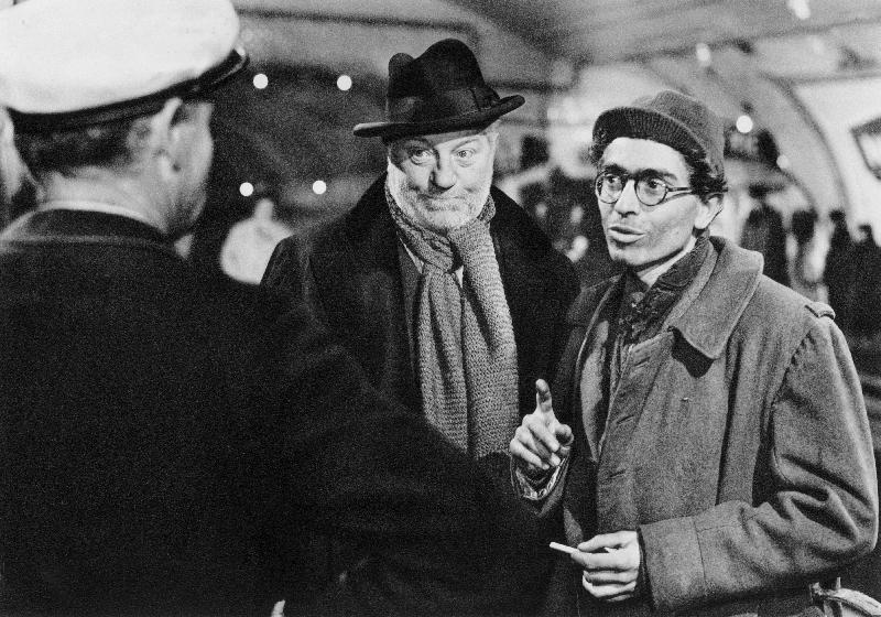 Photo film Le Clochard de Gilles Grangier avec Darry Cowl et Jean Gabin 1959