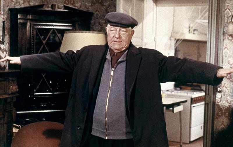 Photo film Le chat de Pierre Granier Deferre avec Jean Gabin, 1971 (d'apres Georges Simenon)