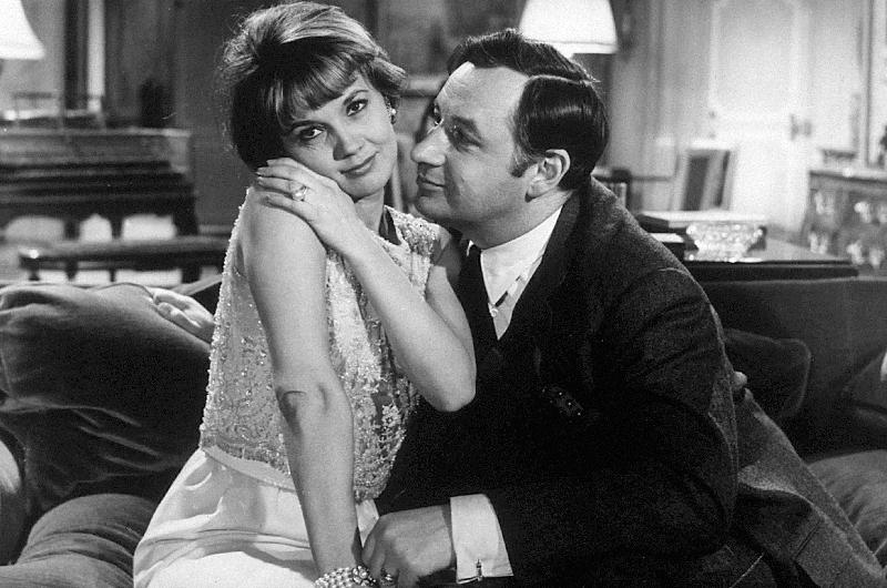 Photo film Monsieur de Jean-Paul Le Chanois avec Liselotte Pulver, Philippe Noiret, 1964