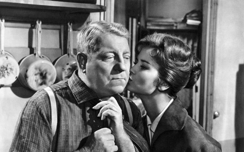 Photo film Rue de Paris par Denys de La Patelliere avec Jean Gabin, Marie Jose Nat, 1959