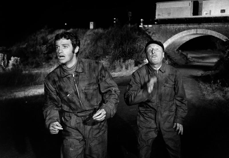 Photo film Le cerveau de Gerard Oury avec Jean Paul Belmondo, Bourvil 1969