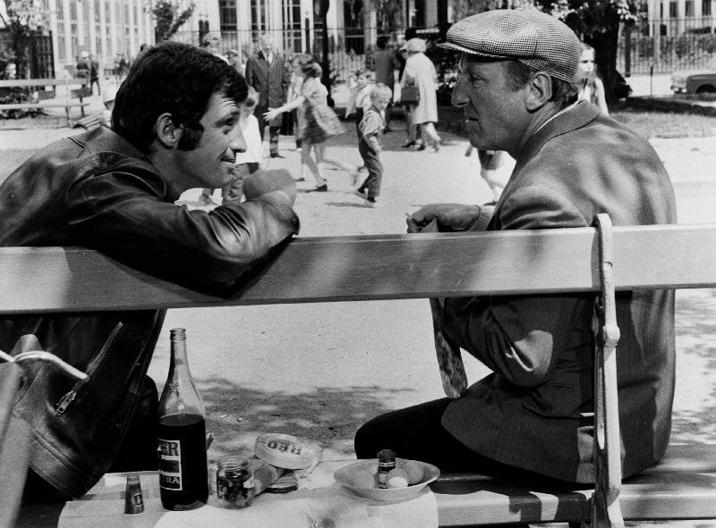 Photo film Le cerveau de Gerard Oury avec Jean Paul Belmondo, Bourvil 1969