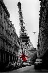 Affiche photographique La Veste Rouge à Paris