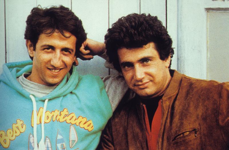 Michel Boujenah et Richard Anconina dqns le film Levy et Goliath de Gérar Doury 1987