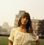 Photo de Jane Birkin à l'exposition de peintures de Serge Gainsbourg, Paris 1969