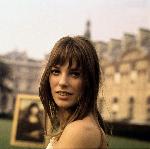 Photo de Jane Birkin à l'exposition de peintures de Serge Gainsbourg, Paris 1969