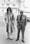 Photo Jackie Kennedy avec Aristote Onassis à Saint Germain en Laye, France, vers 1970 (photo)