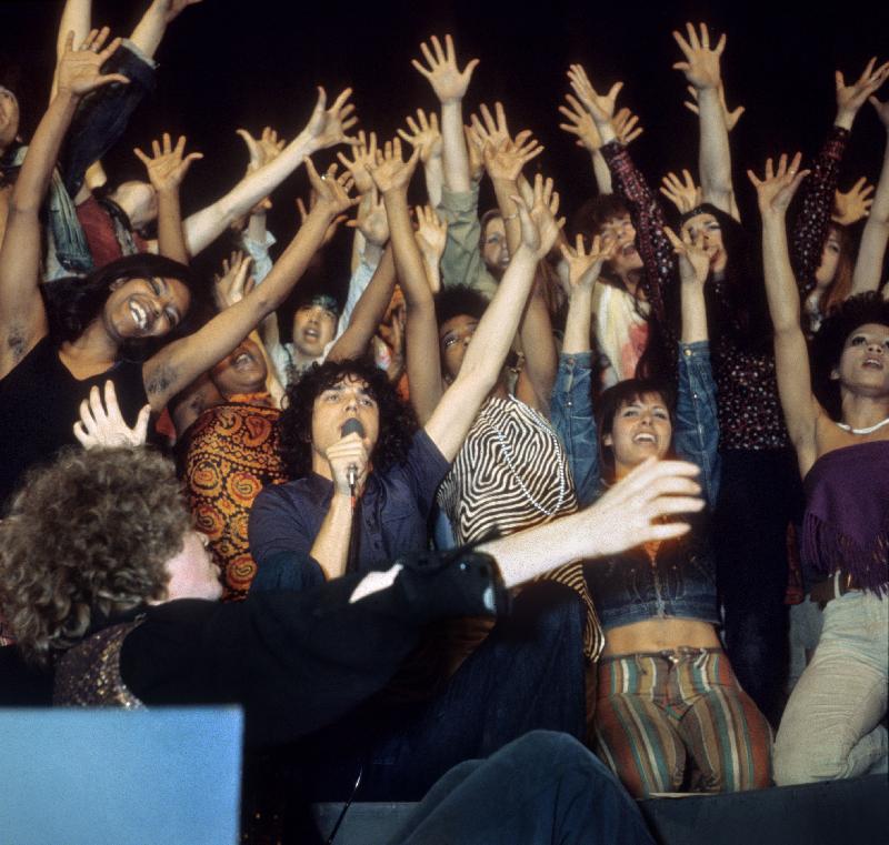 Photo du chanteur français Julien Clerc dans la comédie musicale « Hair », Paris, 1969 (photo)