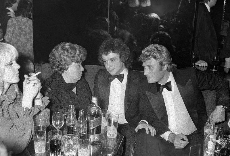 Photo Les Sardou et Johnny Hallyday