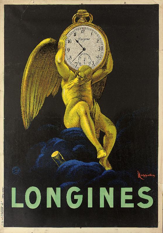  Affiche publicitaire pour les horlogers suisses Longines, 1922