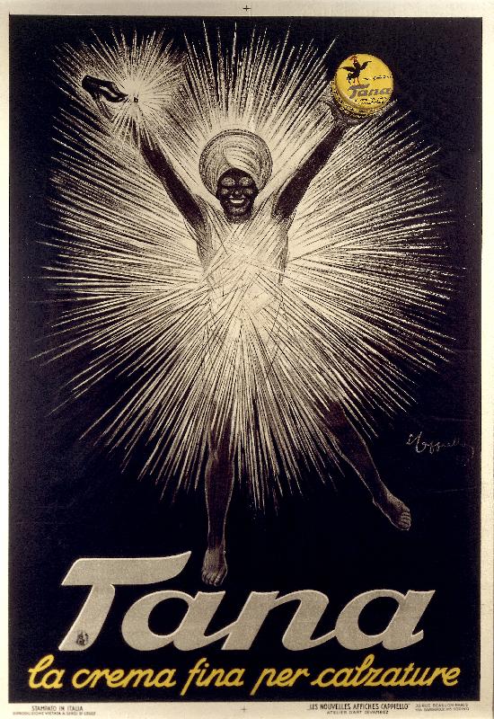 Publicité pour le vernis à chaussures Tana par Leonetto Cappiello, affiche, 1925