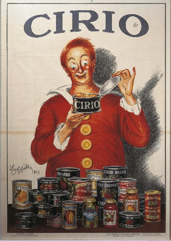  Publicité pour la réserve alimentaire Cirio, de Leonetto Cappiello