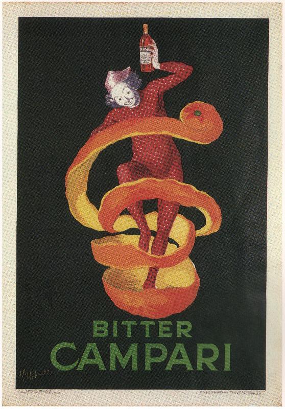  Affiche publicité pour Bitter Campari, 1921 