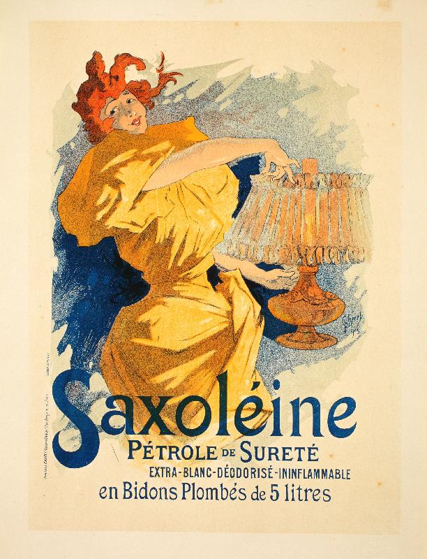 Affiche Saxoléine, 1896 