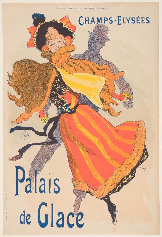 Affiche publicitaire pour le Palais de Glace des Champs-Élysées