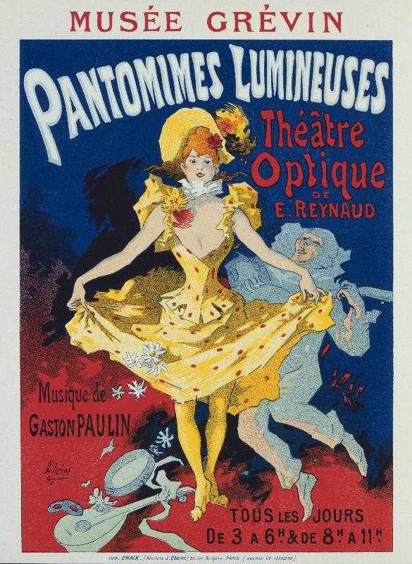 Affiche  Pantomimes Lumineuses, 1892