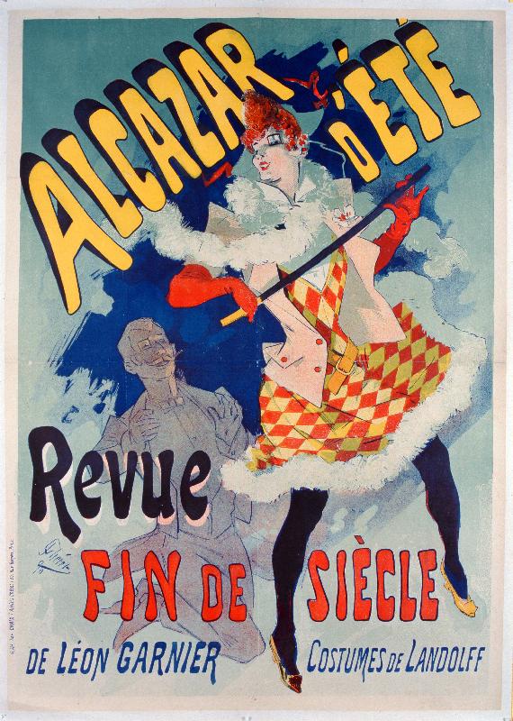 Affiche Alacazar d'Ete, 1890