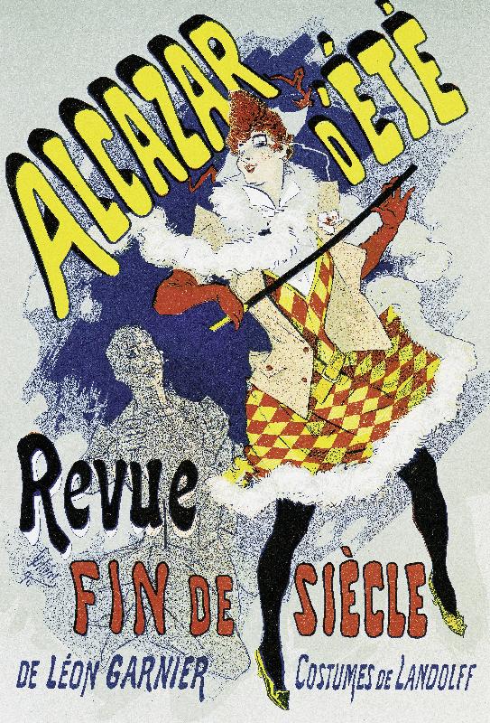 Affiche publicitaire d'un spectacle