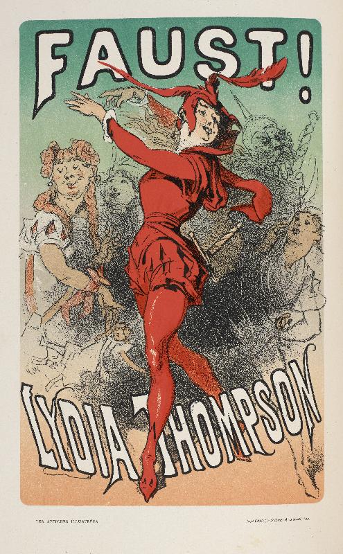 Faust ! , tiré de Les affiches illustrees. Ouvrage orne de Ernest Maindron, 1886