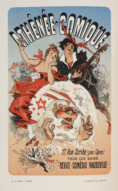 Athenee comique Les affiches illustre?es. Ouvrage orne? de de Ernest Maindron, 1886