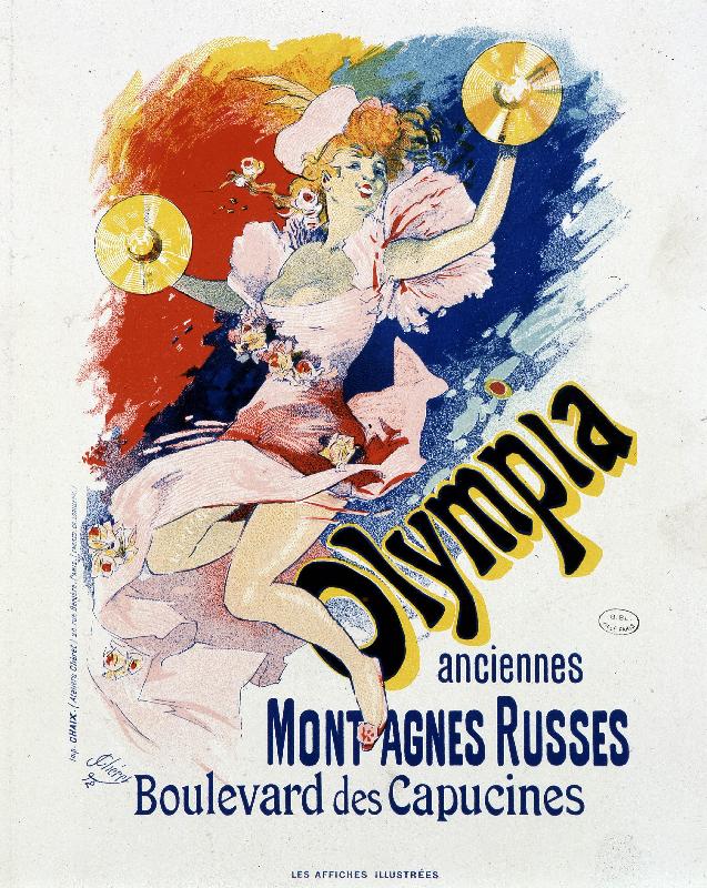 affiche Olympia: anciennes Montagnes russes, bd des Capucines