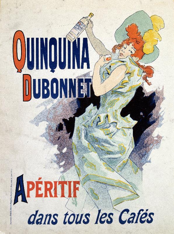 Affiche publicitaire pour la Quinquina Dubonnet 