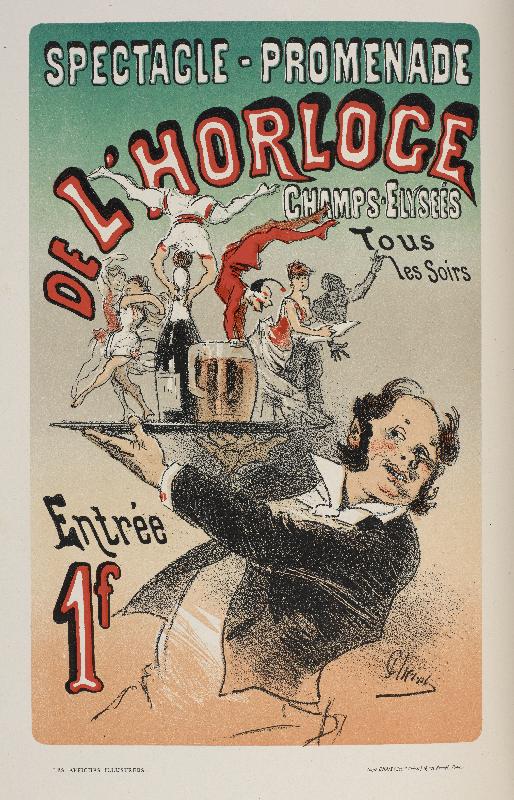 Affiche Spectacle-Promenade de L'Horloge, Champs Elysées