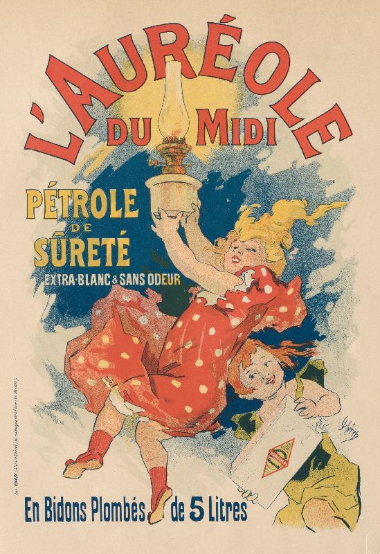 Affiche publicitaire L'aura de midi, 1893