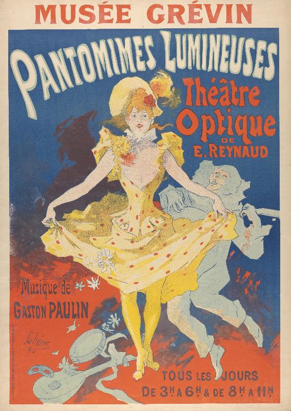 Affiche Pantomimes lumineuses, 1892