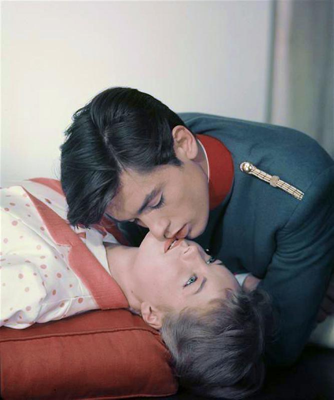 Photo film Christine de Pierre Gaspard-Huit, 1958 Avec Romy Schneider et Alain Delon