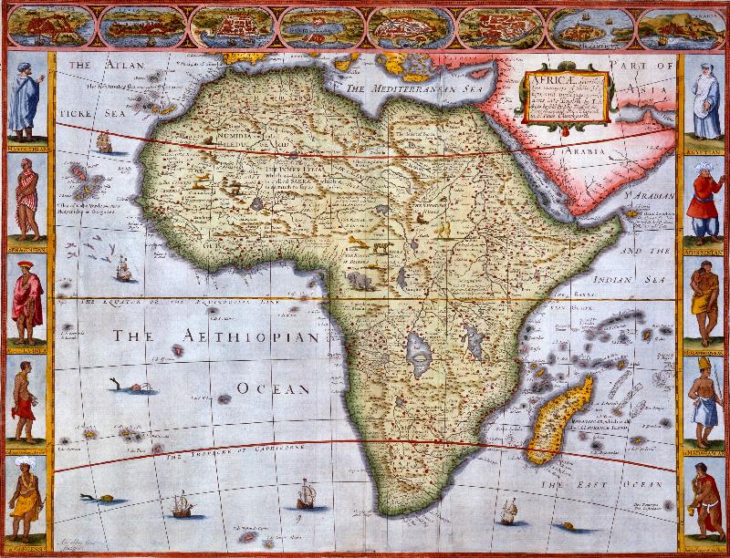  Carte de l'Afrique 1629