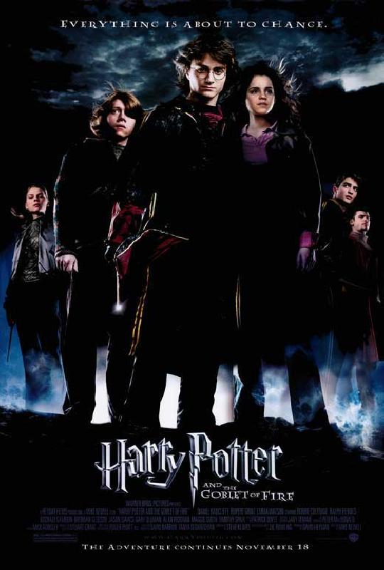 Affiche du film Harry Potter et la Coupe de Feu