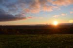 Un lever de soleil un matin d'automne