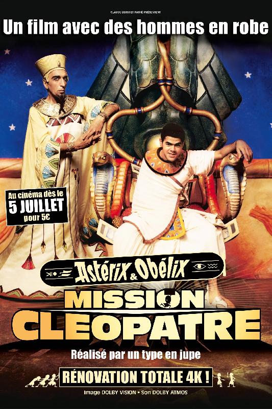 Affiche du film Astérix mission Cléopatre