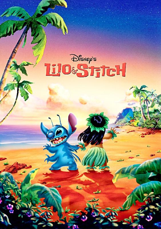Poster dessin animé Lilo et Stitch