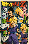 Poster des personnages de dragon ball Z 