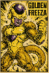 Poster du personnage de dragon ball Z Freezer